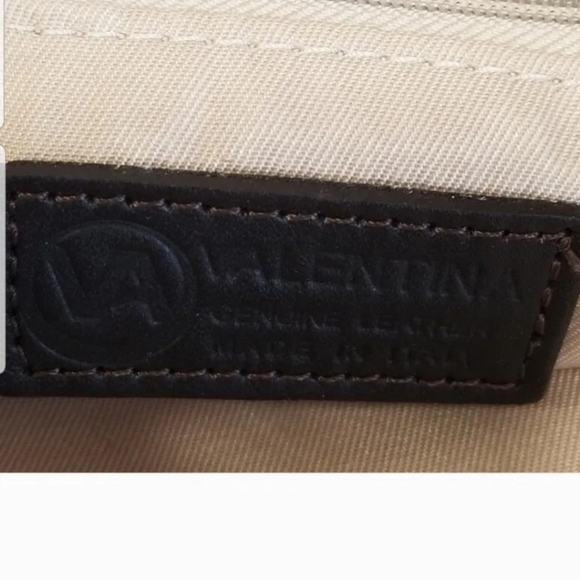 NWT! Valentina Italian Pebbled Leather Orange Backpack Sling/Shoulder Bag - Picture 14 of 14